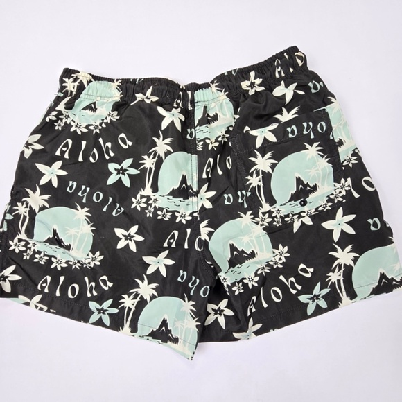 KaiAloha Supply Hawaii Swim Trunks Shorts Bottoms Size M 4” Inseam -Brief Lined - Picture 2 of 8